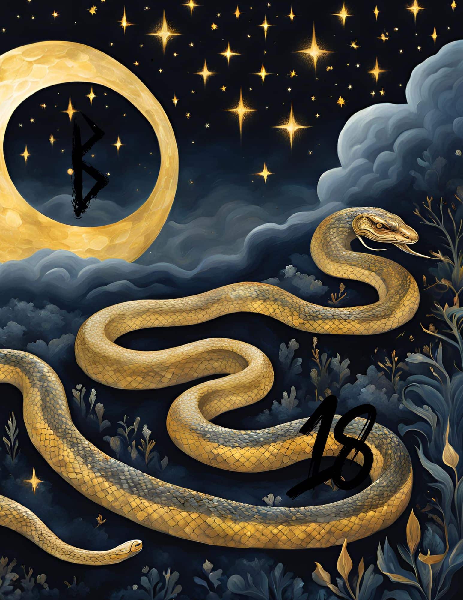 Runen Adventskalender 18 Tür Urvertrauen Akademie