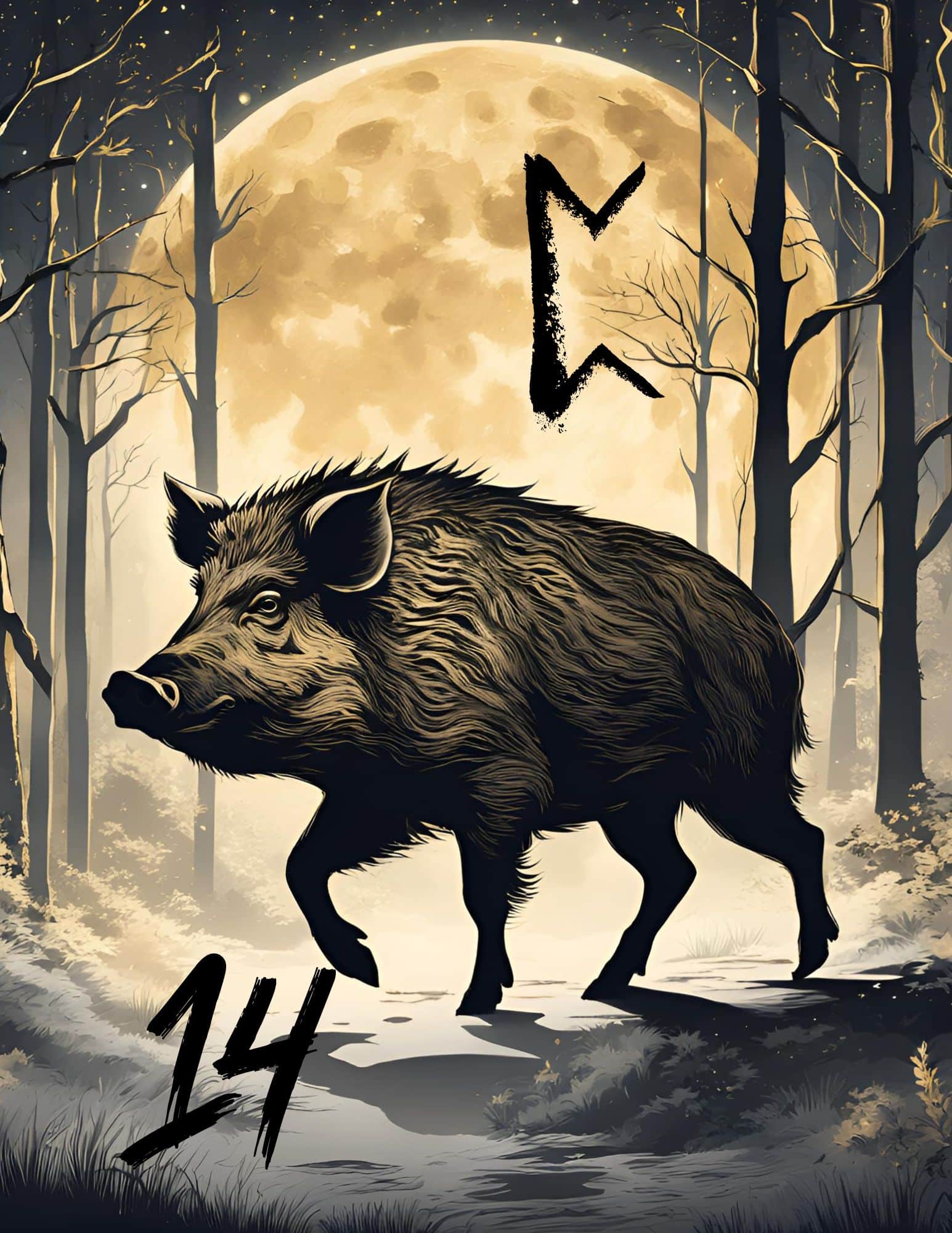 Runen Adventskalender 14 Tür Urvertrauen Akademie